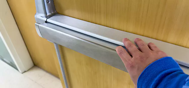 Installing a Push Bar on a Door Philadelphia